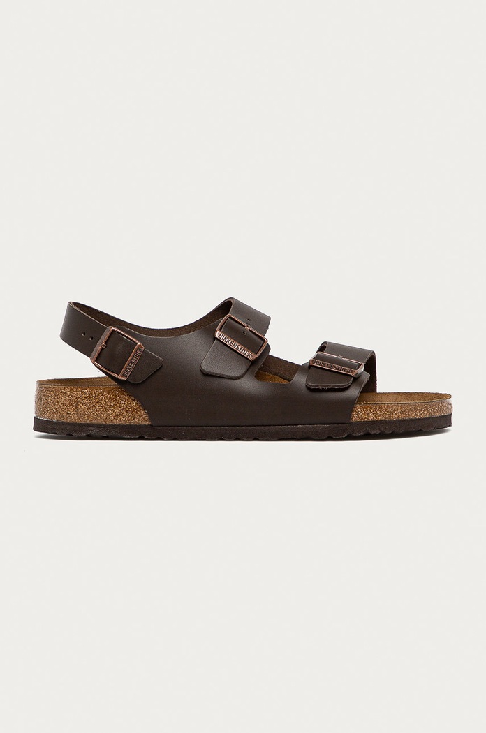 Sandali Birkenstock Milano Prijazno od planeta rjava 34101