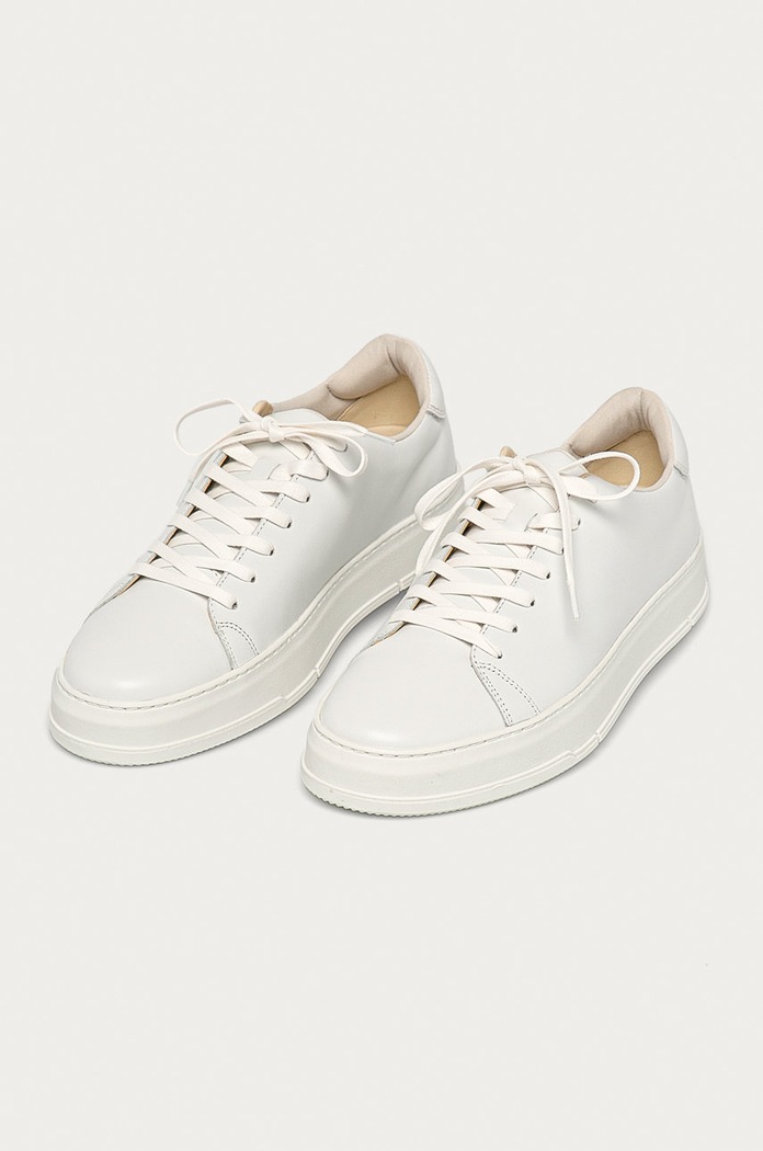 Kožené boty Vagabond Shoemakers John 5184.001.01 bílá AW21