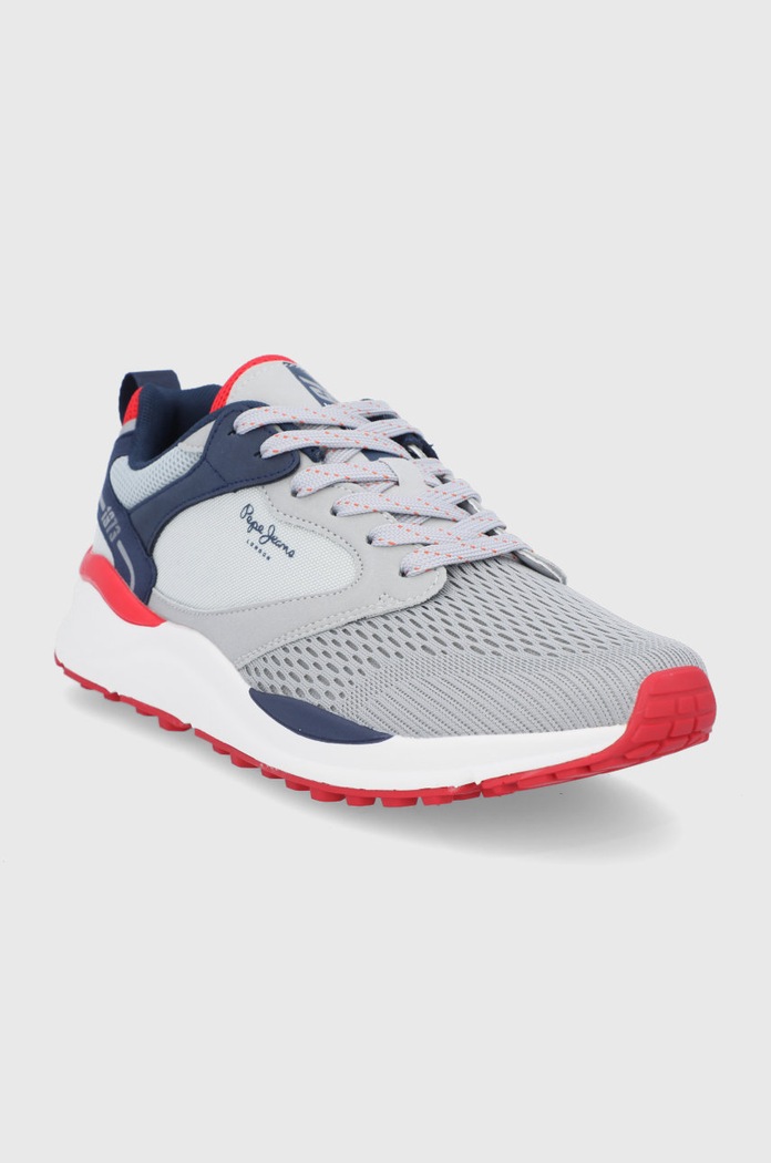 Pepe Jeans - Cipő Trail Ligh Knit PMS30742 szürke SS21