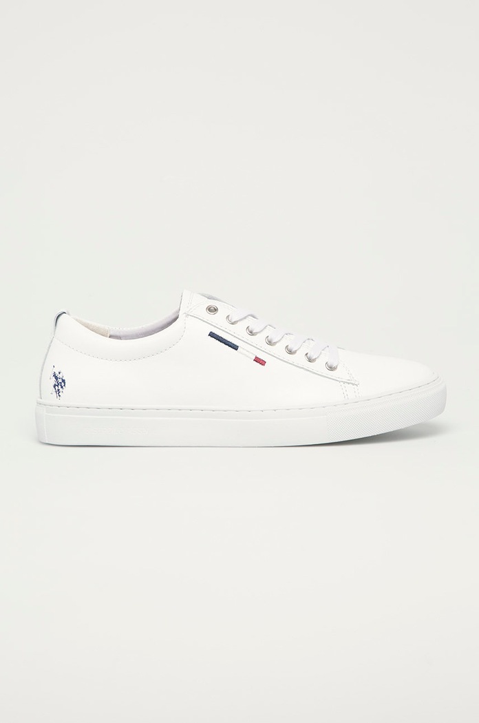 U.S. Polo Assn. - Buty skórzane biały BEKER4158S1.L1