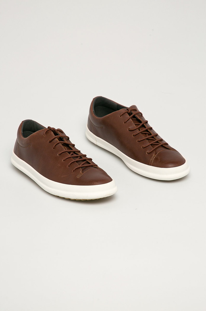 Camper - Buty skórzane Chasis K100373.023 brązowy SS26