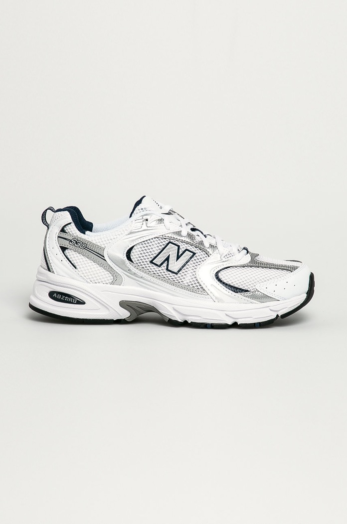 Superge New Balance 530 Imitacija zrnatega usnja siva MR530SG