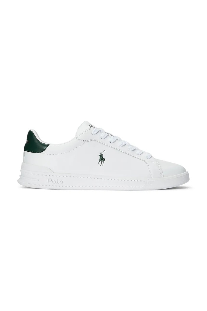 Kožené boty Polo Ralph Lauren bílá 809829824004