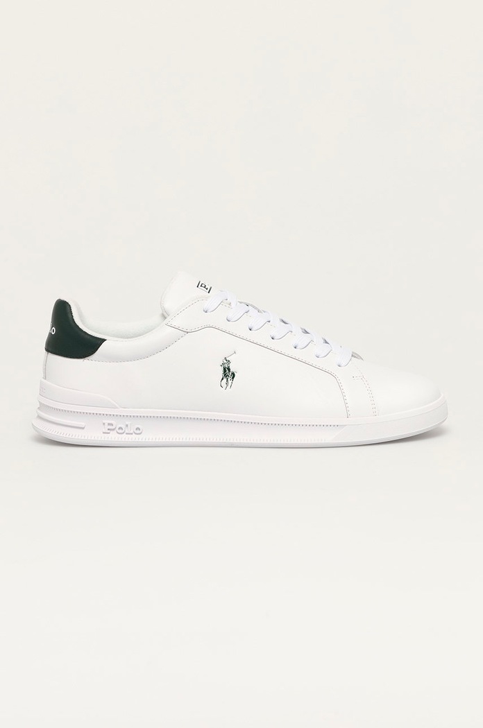 Δερμάτινα παπούτσια Polo Ralph Lauren λευκό 809829824004
