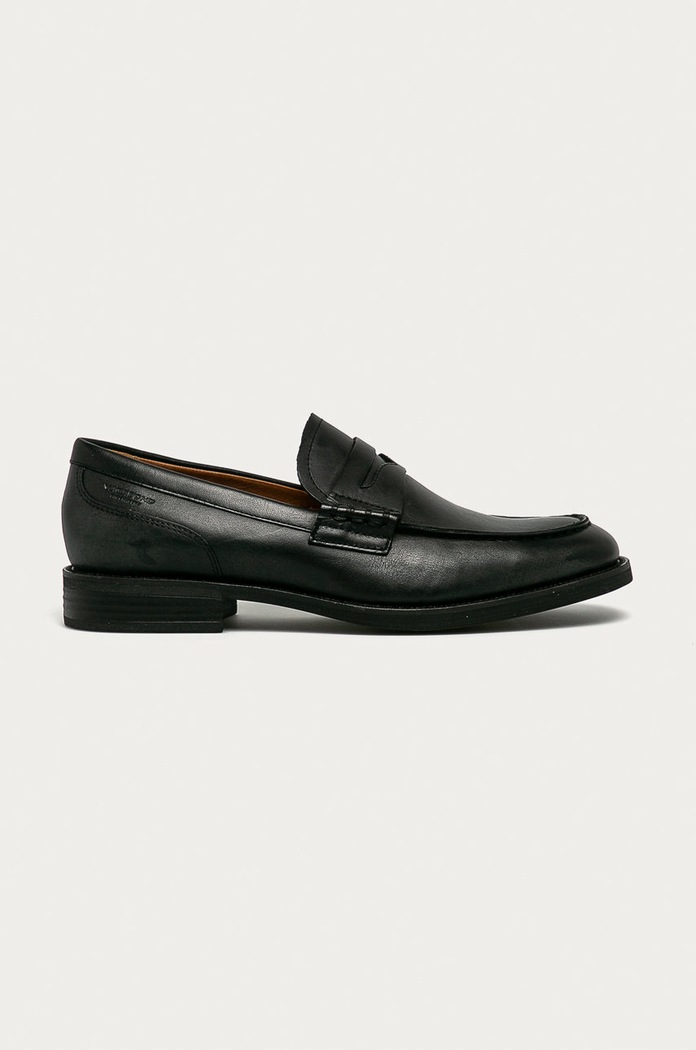 Vagabond Shoemakers - Bőr mokaszin Mario elegáns fekete 4961.001.20
