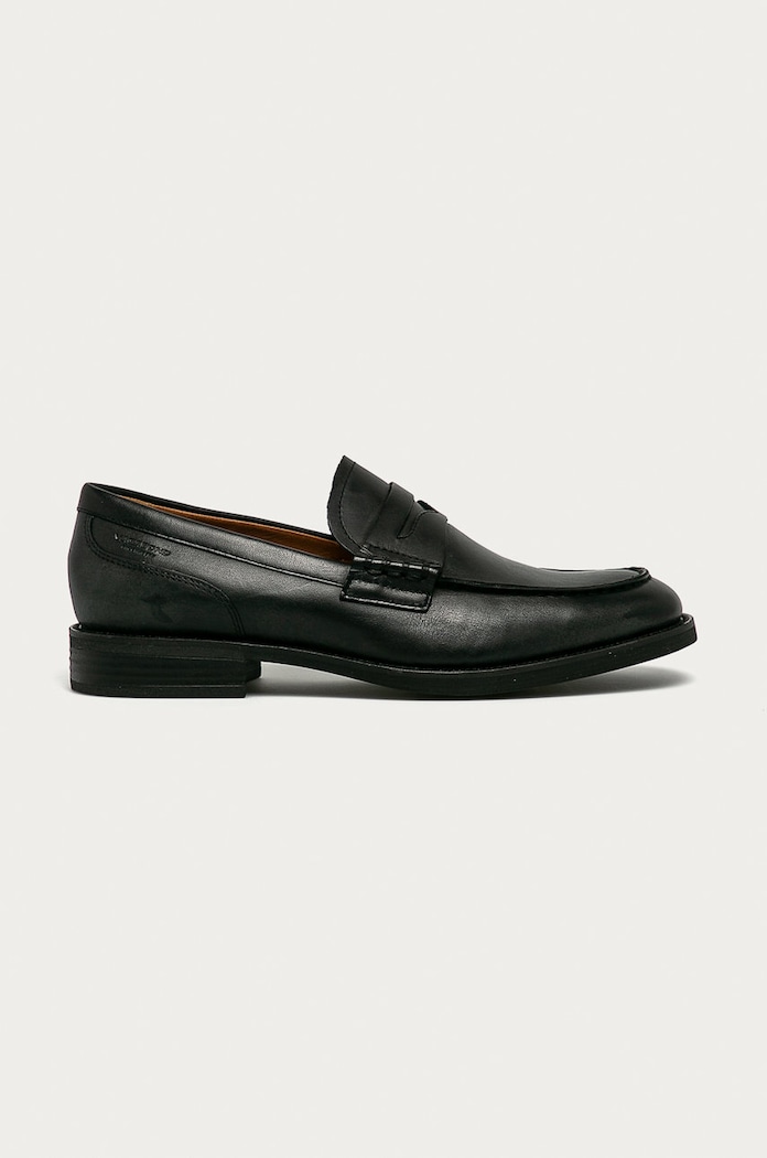 Vagabond Shoemakers - Bőr mokaszin Mario elegáns fekete 4961.001.20