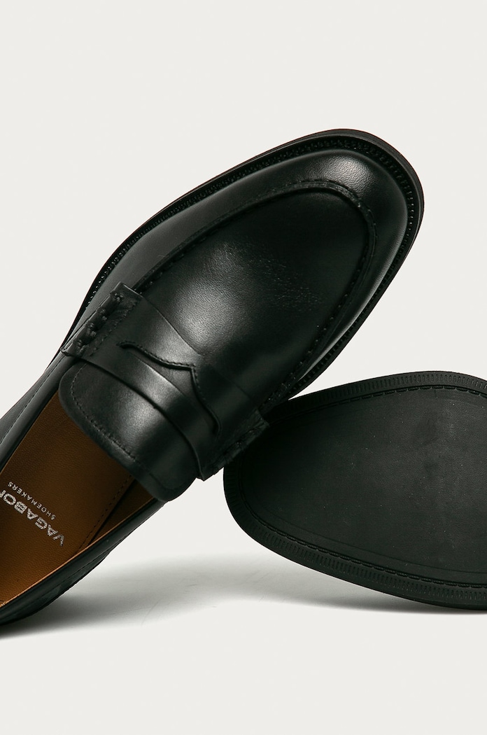 Vagabond Shoemakers - Bőr mokaszin Mario fekete 4961.001.20