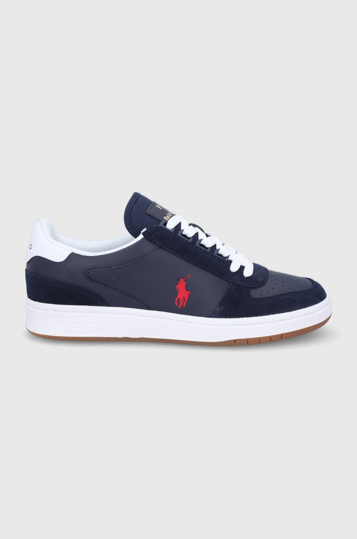 Polo Ralph Lauren cipő nappa bőr sötétkék 809834463003