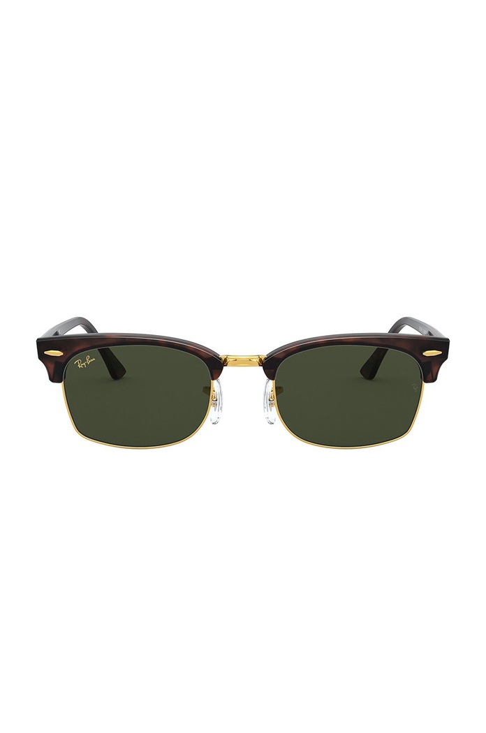 Ray-Ban napszemüveg CLUBMASTER SQUARE barna 0RB3916
