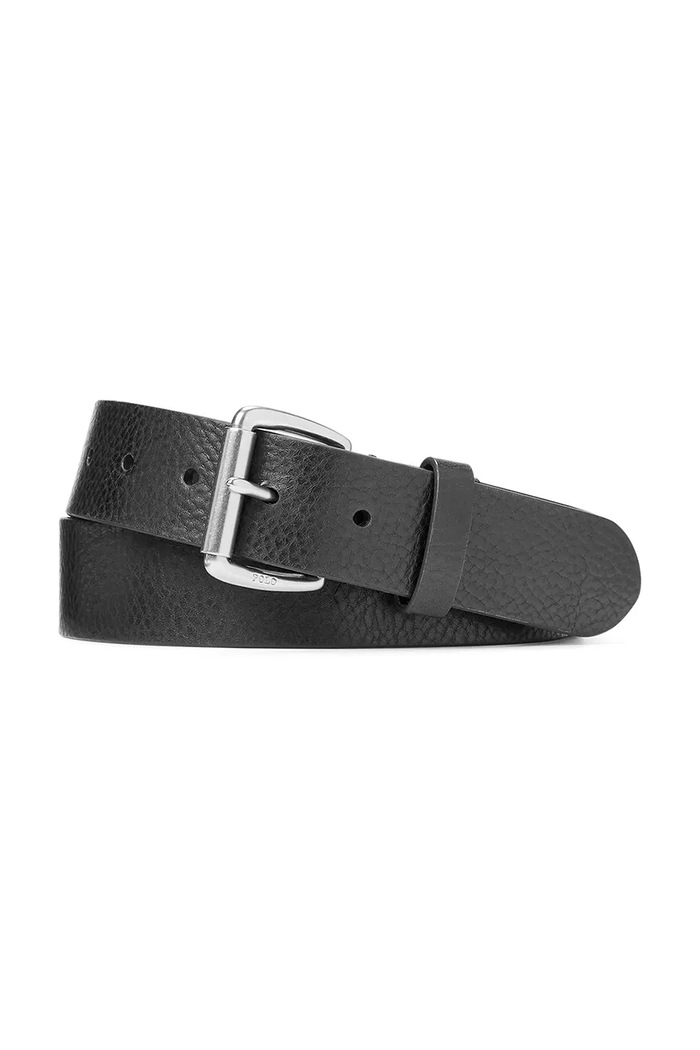 Polo Ralph Lauren pasek skórzany męski czarny 405826042