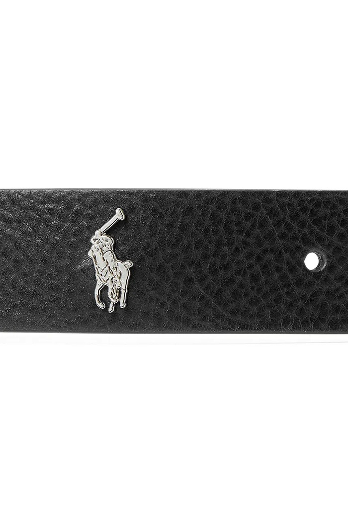 Akcesoria Polo Ralph Lauren pasek skórzany męski 405826042 czarny