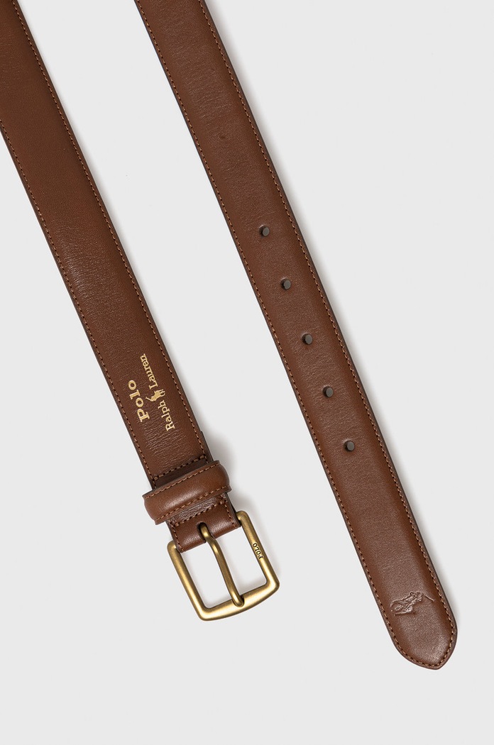 Polo Ralph Lauren ζώνη γυναικεία δερμάτινη 405828968002 καφέ SS21