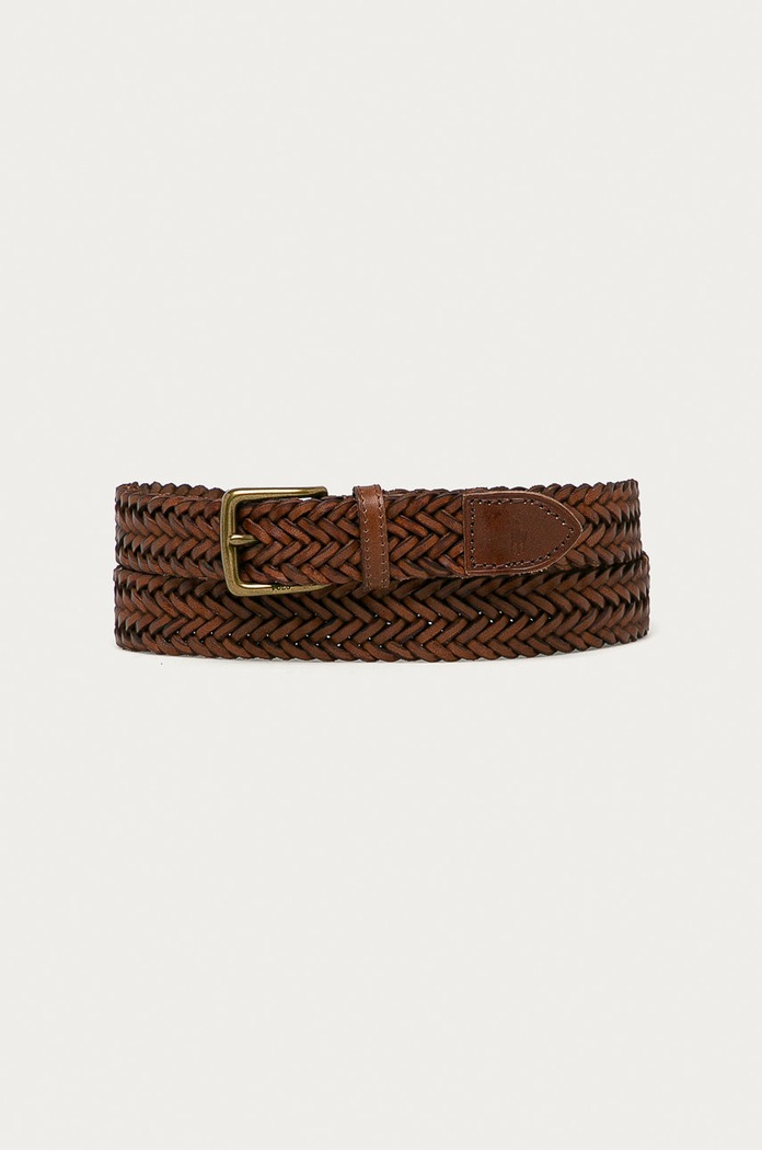 Polo Ralph Lauren - Kožený opasok hnedá 405805019002