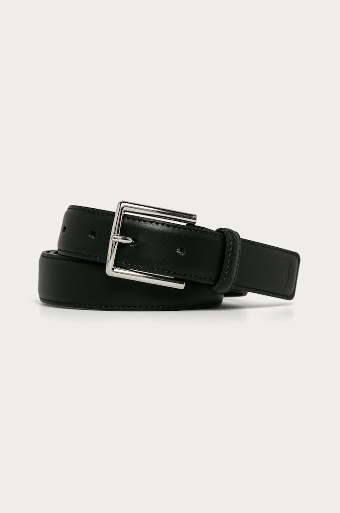 Trussardi Jeans - Kožený pásek černá 71L00099.9Y099996