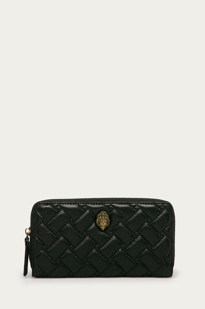 Kurt Geiger London - Portfel skórzany skóra licowa czarny 1803000109