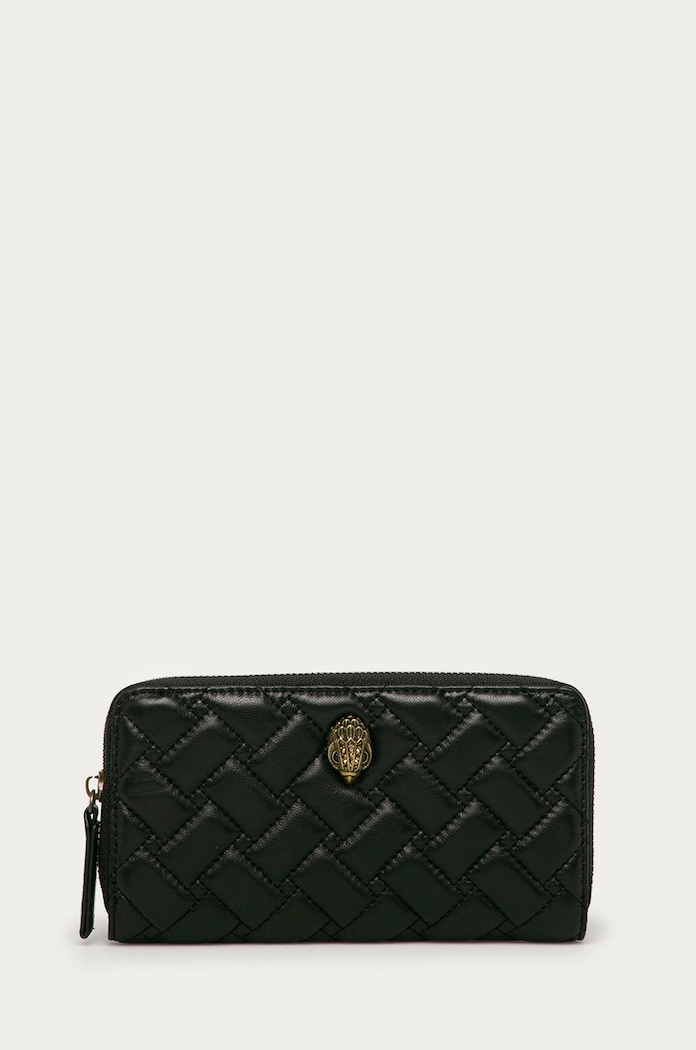 Kurt Geiger London - Portfel skórzany skóra licowa czarny 1803000109