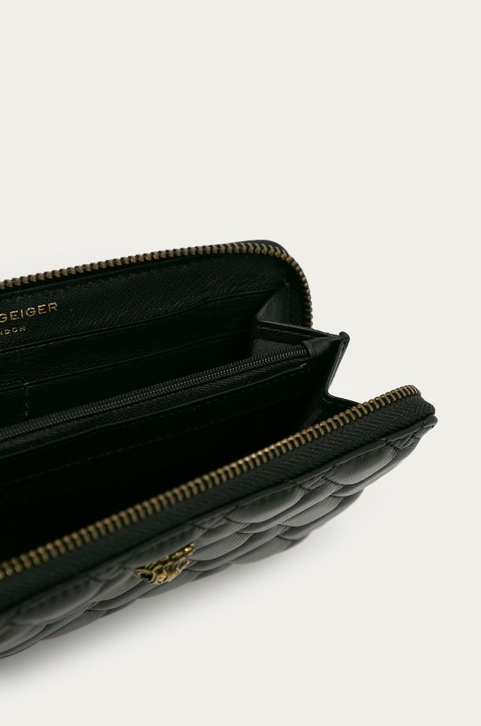 Kurt Geiger London - Portfel skórzany czarny 1803000109