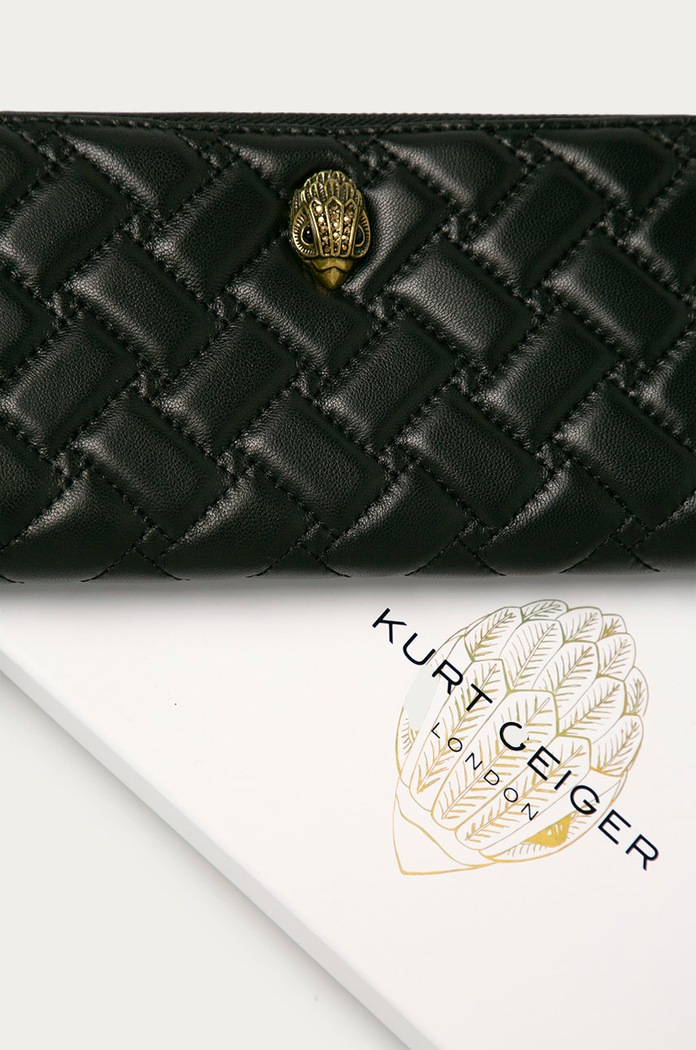 Kurt Geiger London - Portfel skórzany 1803000109 czarny