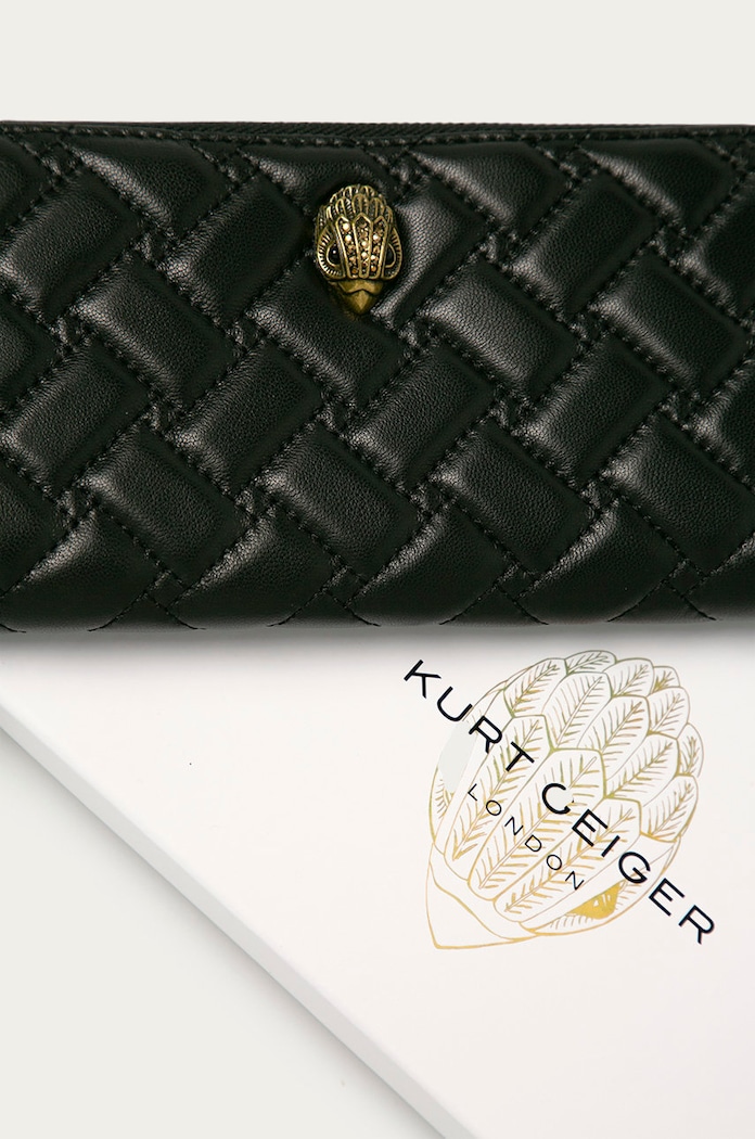 Kurt Geiger London - Portfel skórzany 1803000109 czarny