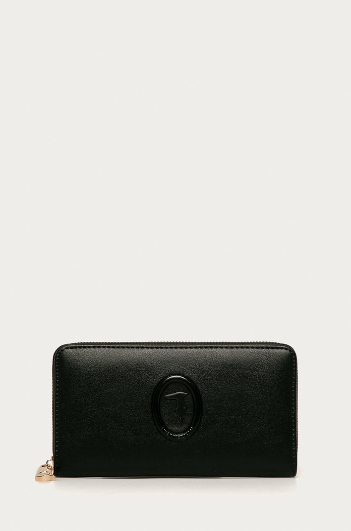 Trussardi Jeans - Peňaženka imitácia kože čierna 75W00246.9Y099995