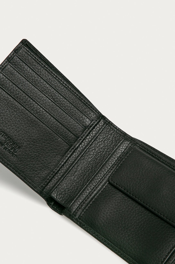 Trussardi Jeans - Kožená peňaženka čierna 71W00004.2P000185
