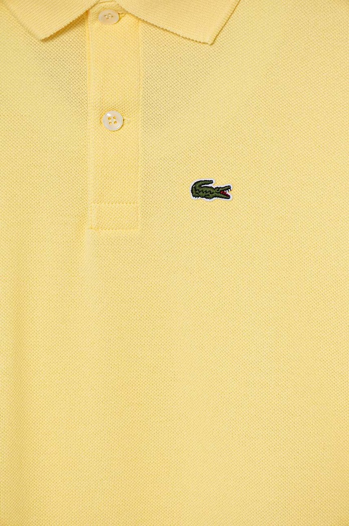 Chłopiec Lacoste polo bawełniane dziecięce PJ2909 żółty