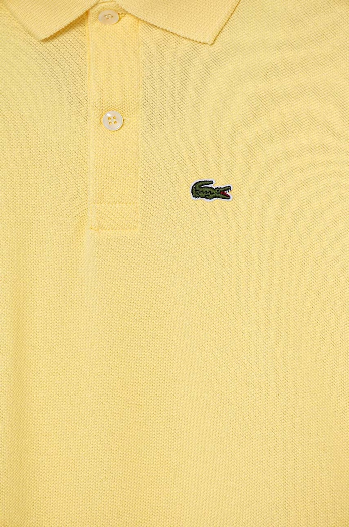 Chłopiec Lacoste polo bawełniane dziecięce PJ2909 żółty