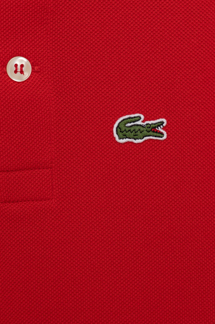 Băieți Lacoste tricouri polo din bumbac pentru copii PJ2909 rosu