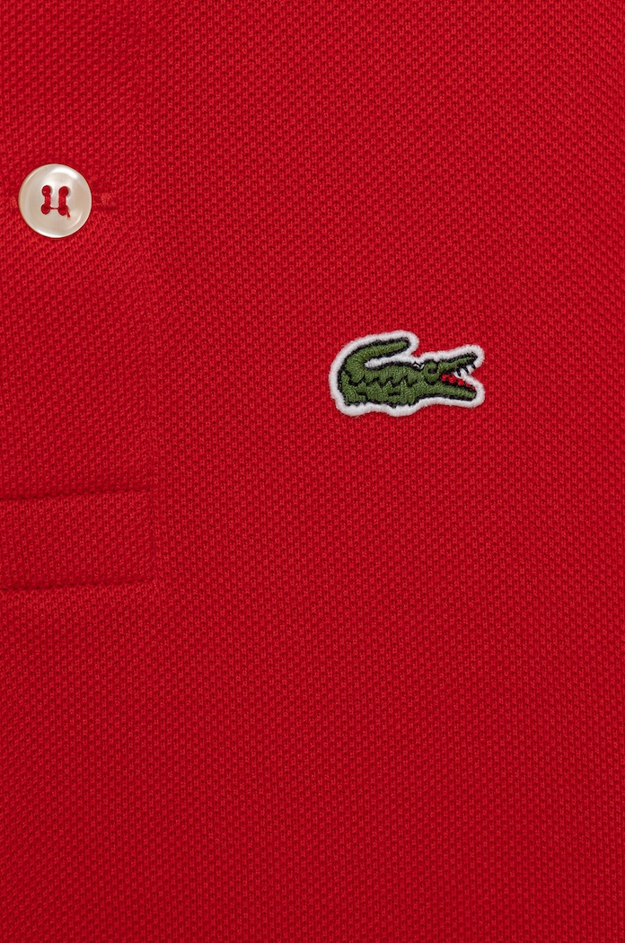 Băieți Lacoste tricouri polo din bumbac pentru copii PJ2909 rosu