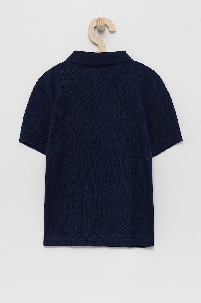 Lacoste polo bawełniane dziecięce PJ2909 granatowy AW25