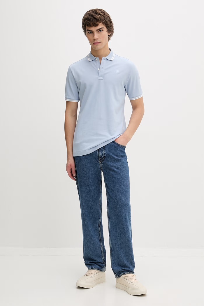 Polo tričko G-Star Raw D17127.5864 modrá AA00