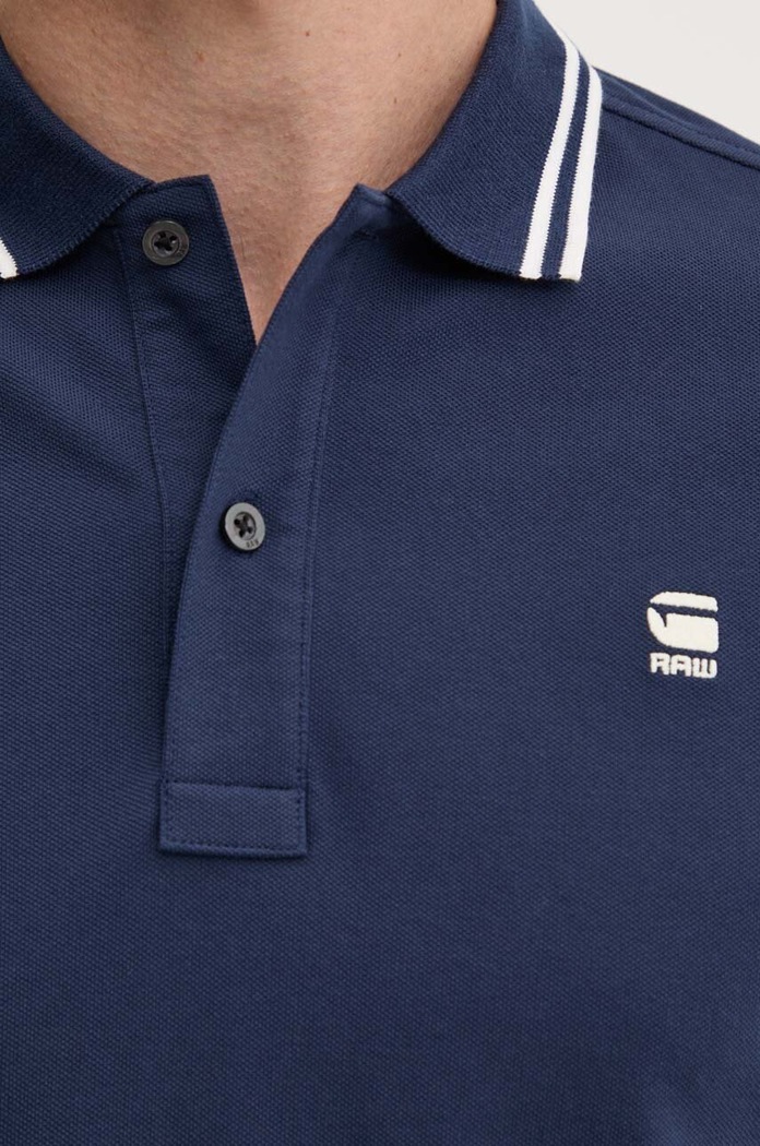 G-Star polo Dunda slim D17127.5864 niebieski
