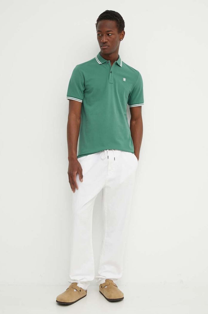 G-Star polo Dunda slim D17127.5864 zielony AA00