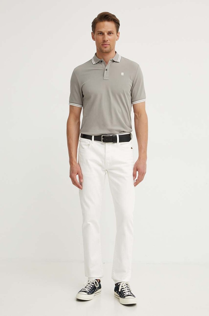 G-Star polo Dunda slim D17127.5864 beżowy AA00