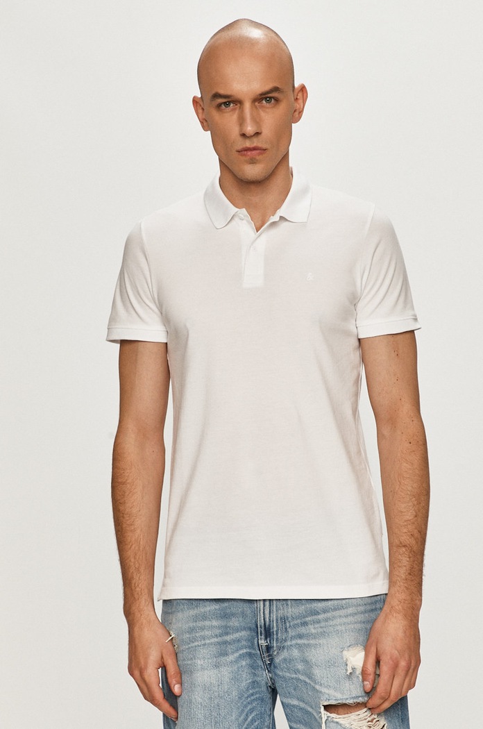 Polo tričko Jack & Jones 12191215 čierna AA00