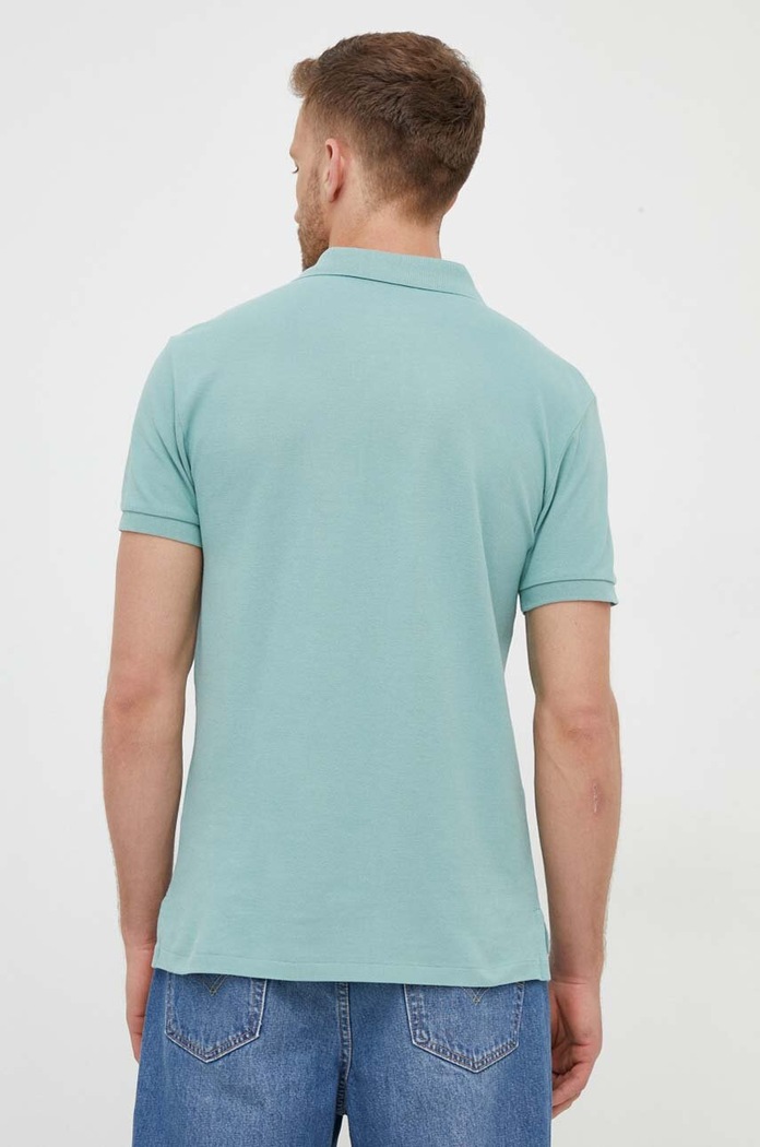 Oblečenie Polo Ralph Lauren polo tričko pánske bavlnené 710536856 zelená