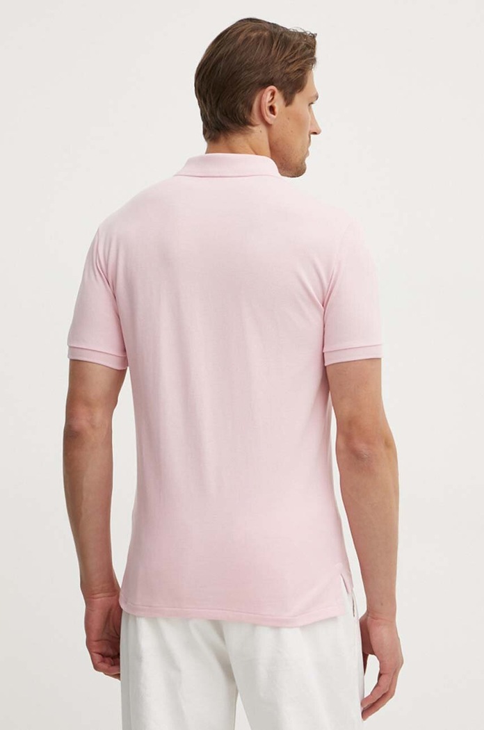 Odzież Polo Ralph Lauren polo męskie bawełniane 710536856 różowy