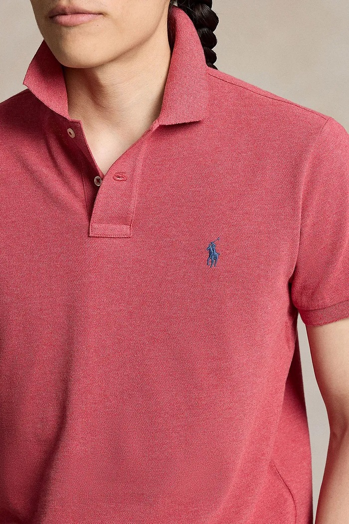 Polo męskie bawełniane Polo Ralph Lauren 710536856 czerwony
