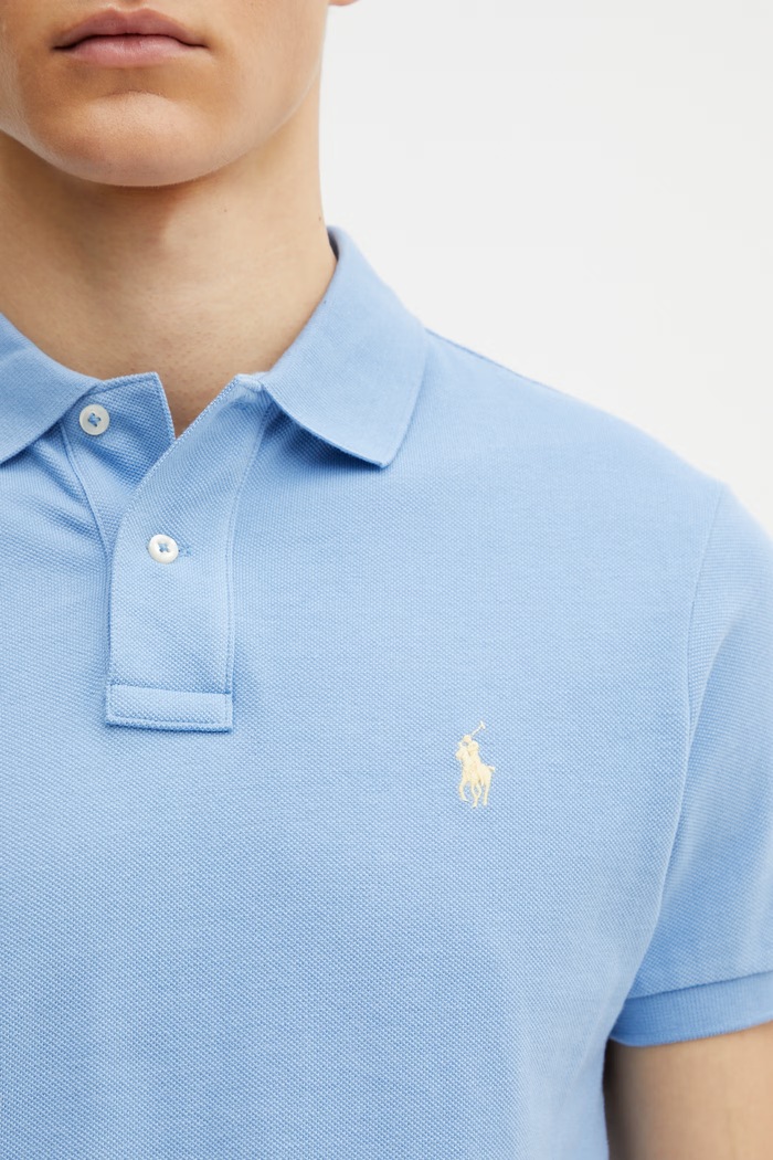 Polo Ralph Lauren πόλο ανδρικό βαμβακερό μπλε 710536856