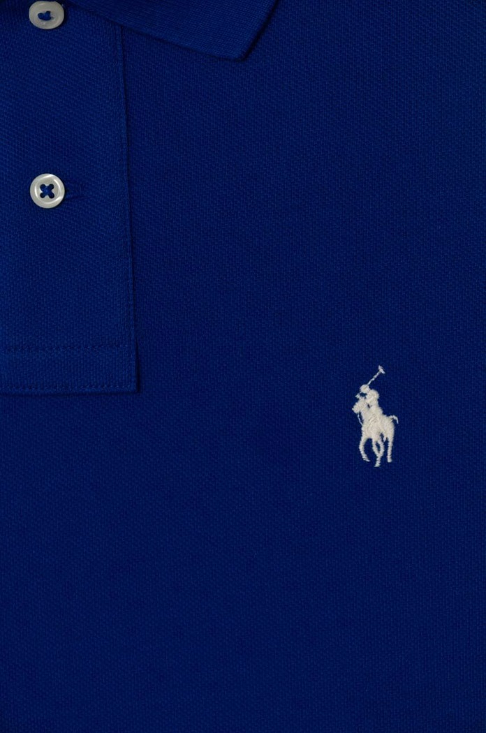 Oblečenie Polo Ralph Lauren polo tričko pánske bavlnené 710536856 modrá