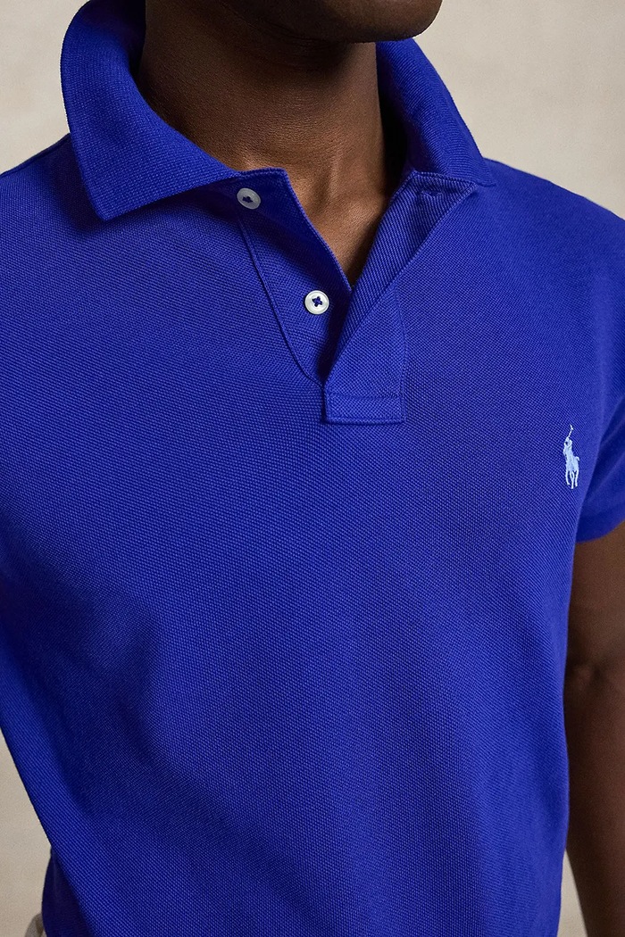 Polo Ralph Lauren πόλο ανδρικό βαμβακερό μπλε 710536856