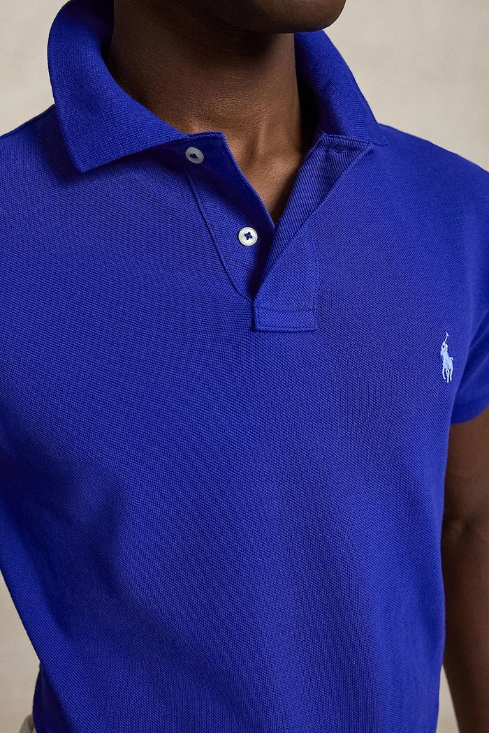 Polo Ralph Lauren πόλο ανδρικό βαμβακερό μπλε 710536856