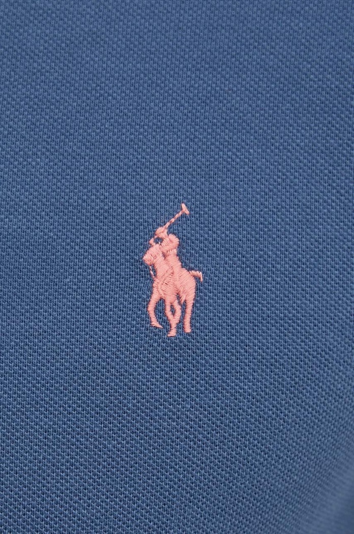 Polo męskie bawełniane Polo Ralph Lauren granatowy 710536856