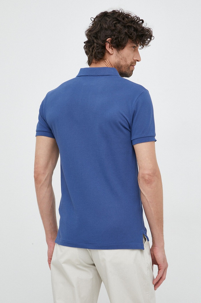 Oblečenie Polo Ralph Lauren polo tričko pánske bavlnené 710536856 tmavomodrá