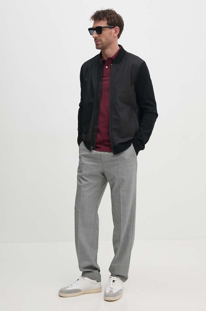 Polo Ralph Lauren polo pánské bavlněné 710536856 burgundské SS26