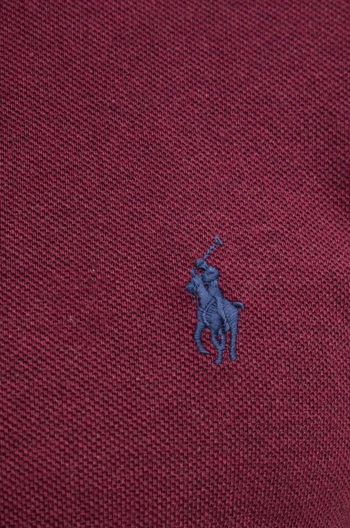 Polo Ralph Lauren polo pánské bavlněné 710536856 burgundské