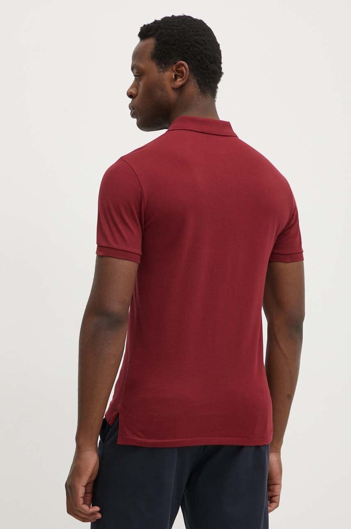 Oblečenie Polo Ralph Lauren Polo tričko pánske bavlnené 710536856 burgundské