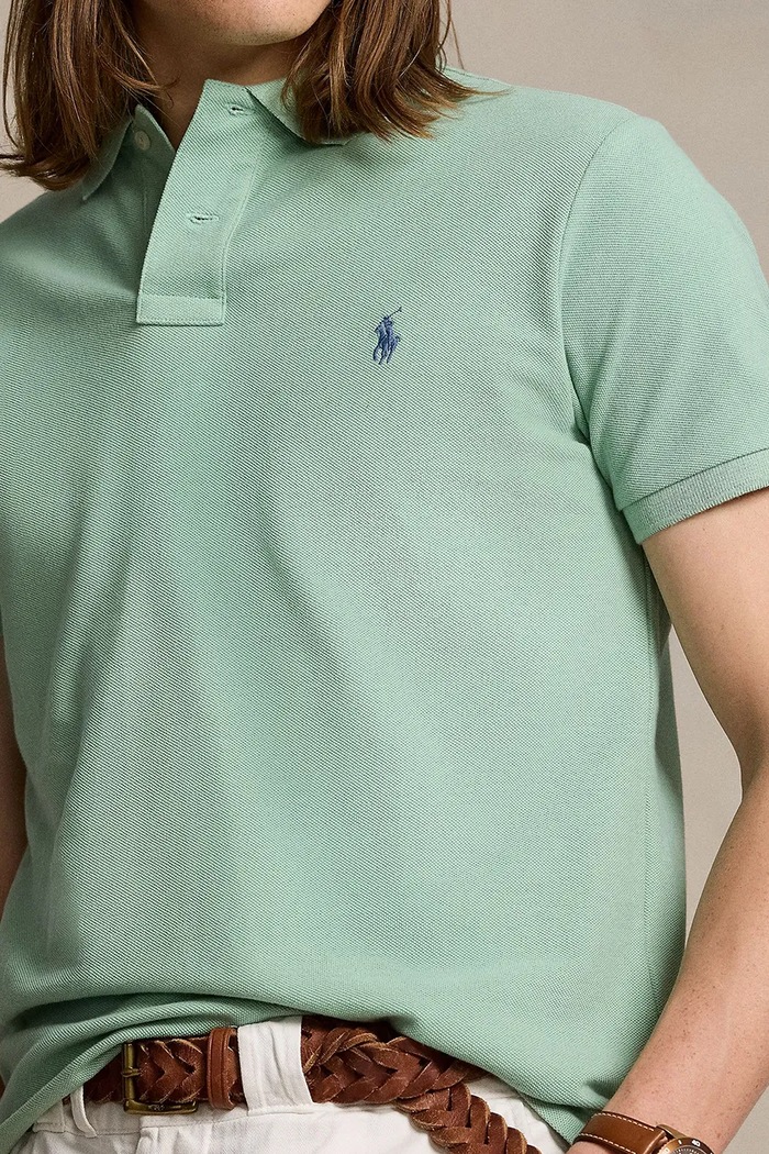 Polo Ralph Lauren polo tričko pánske bavlnené zelená 710536856