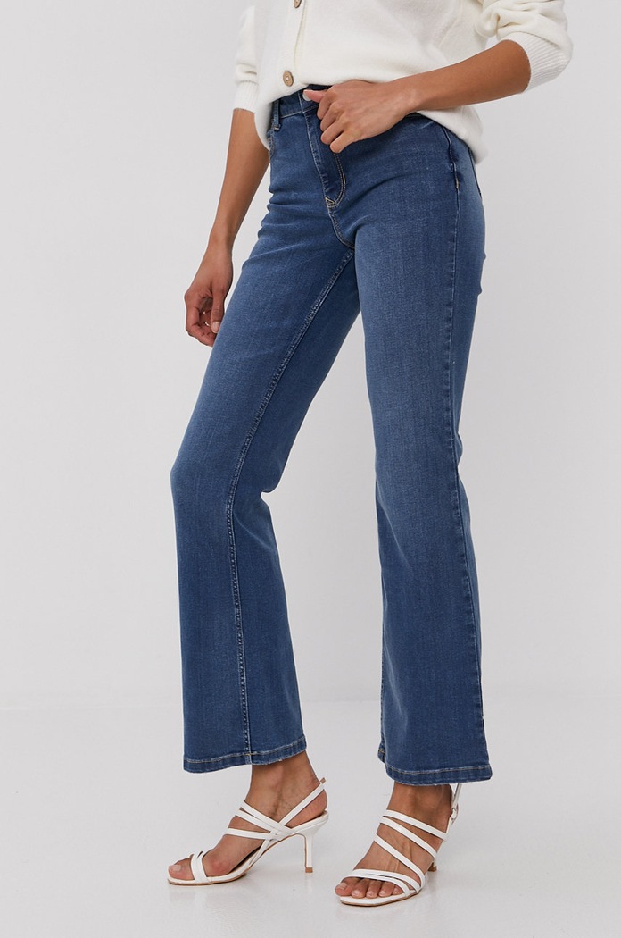 Jacqueline de Yong Jeans New Flora Planet friendly albastru 15221571