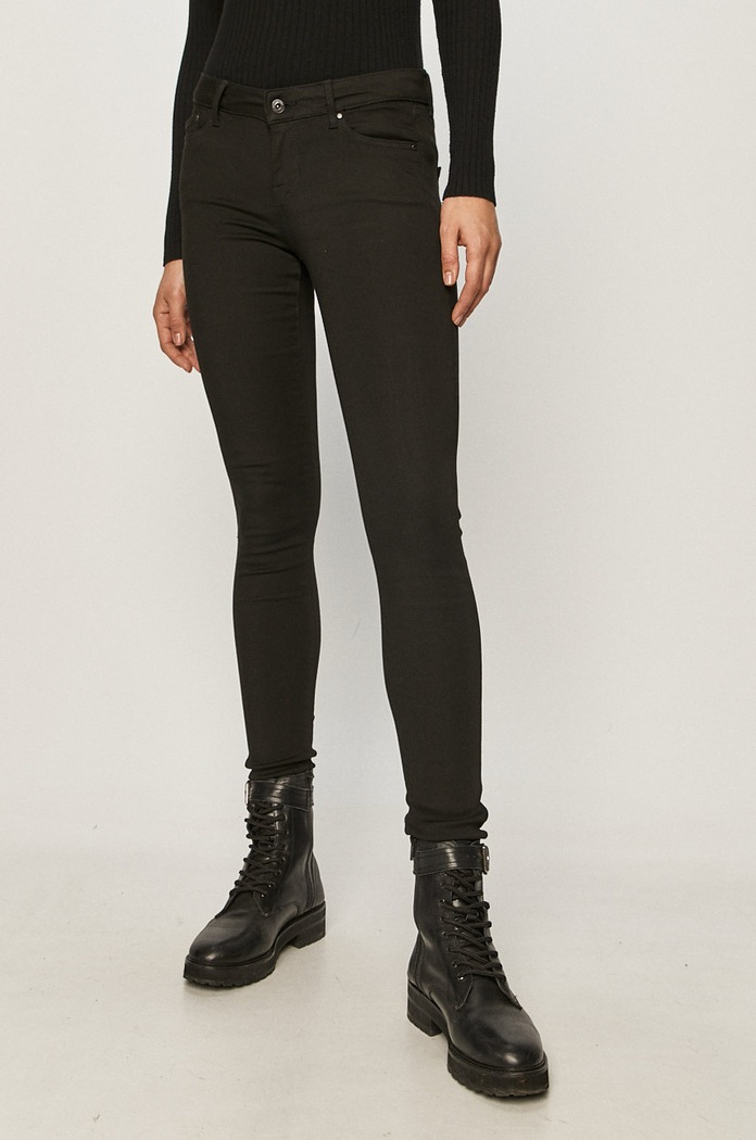 Pepe Jeans - Nohavice Pixie s elastanom čierna PL200025XB1.000
